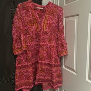 Lola Australia cotton m/l mini dress. Falls at the right above the knees
